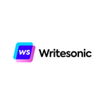Writesonic discount  – logo